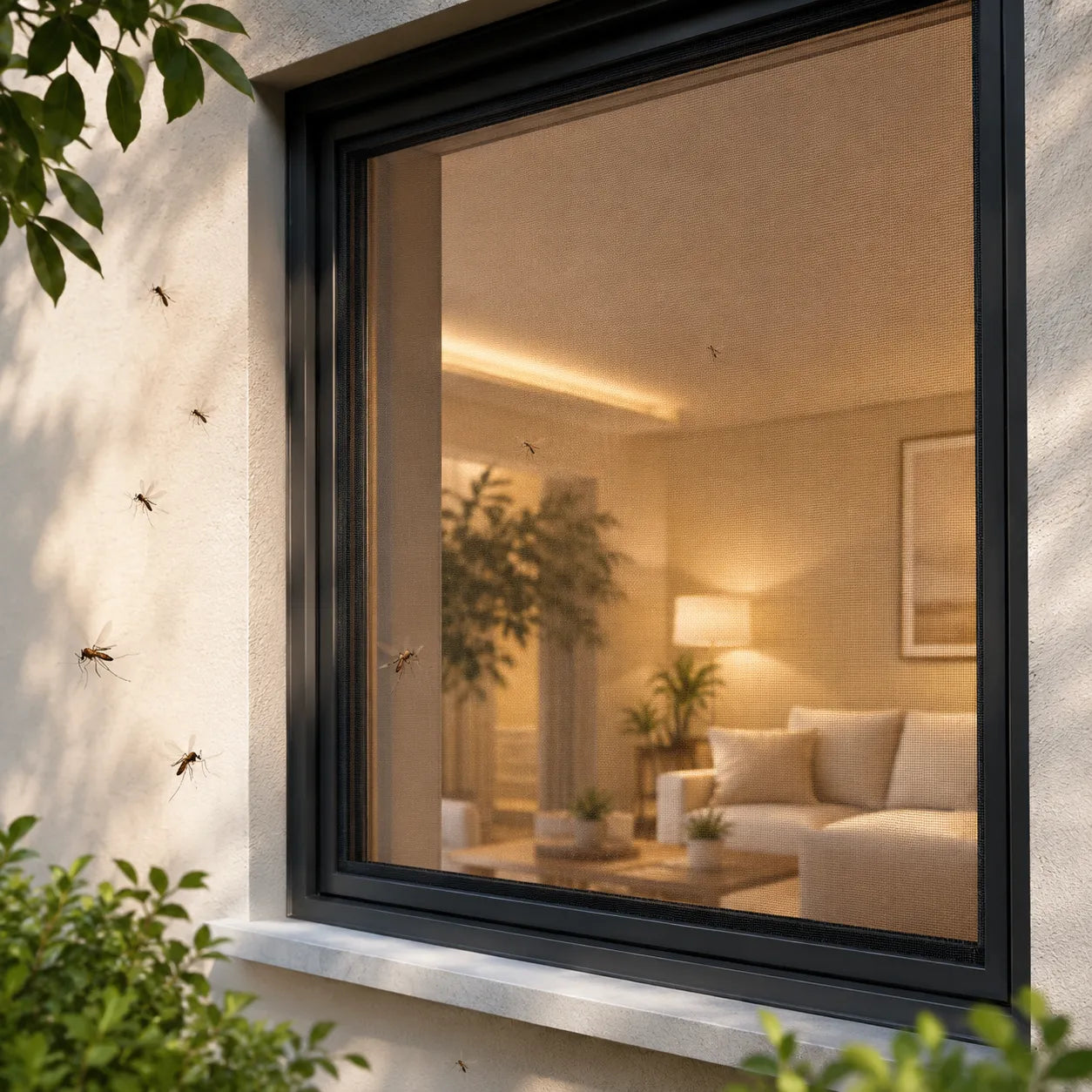 Moustiquaire magnétique pour fenêtre